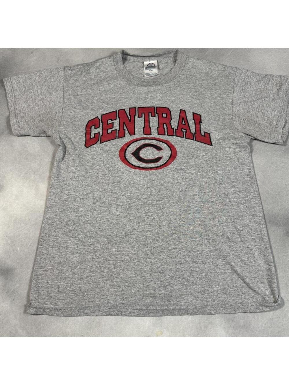 Vintage 90s Central College Iowa T Shirt Medium Delta Pro Weight Collegiate